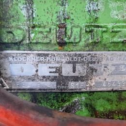 Motore usato deutz 3 cilindri tipo s1f